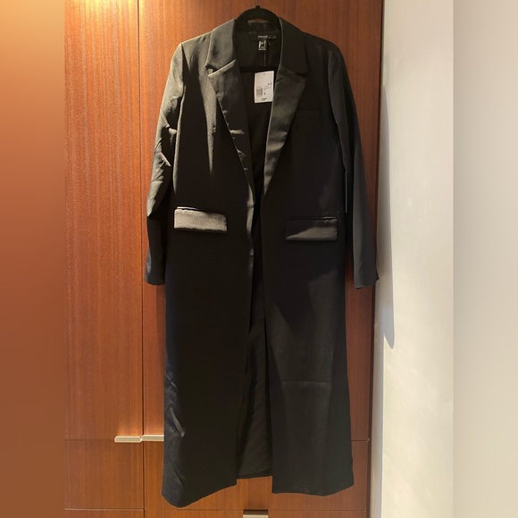 NWT Long Black Blazer - Picture 1 of 3